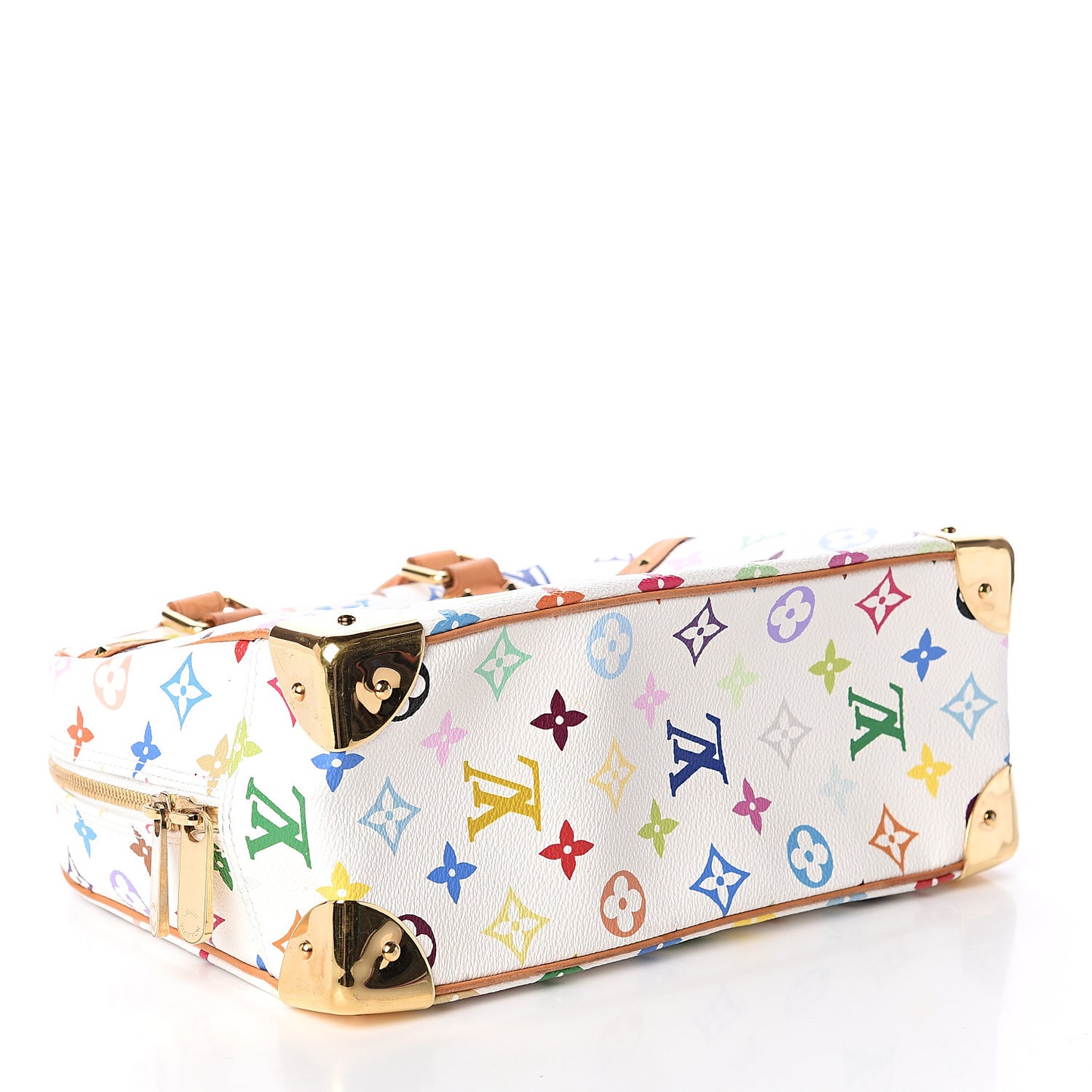 Monogram Multicolor Trouville White