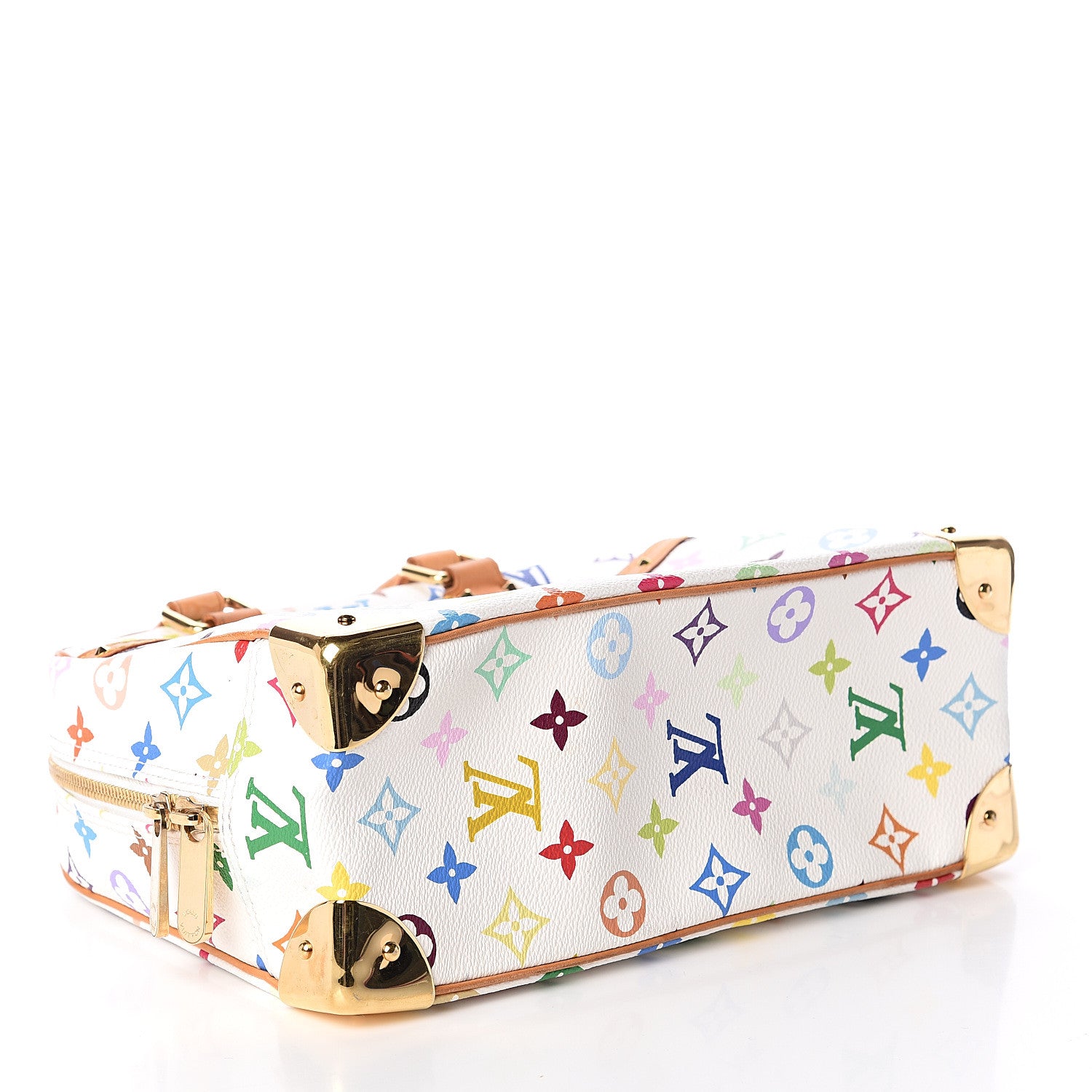 Louis Vuitton Monogram Multicolor Trouville White 3 of 8