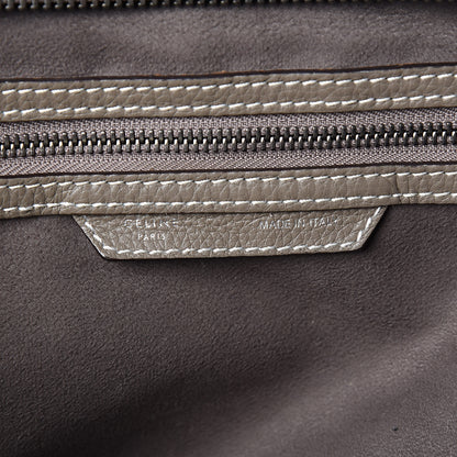 Celine Drummed Calfskin Mini Luggage Souris 6 of 13