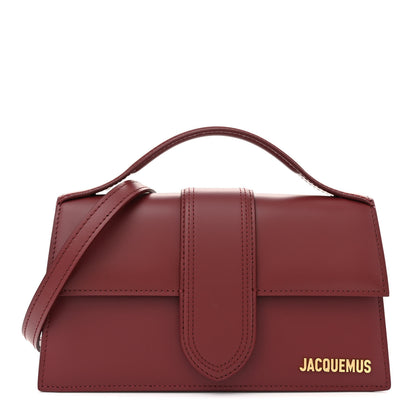 Jacquemus Smooth Calfskin Le Grand Bambino Dark Burgundy 1 of 11