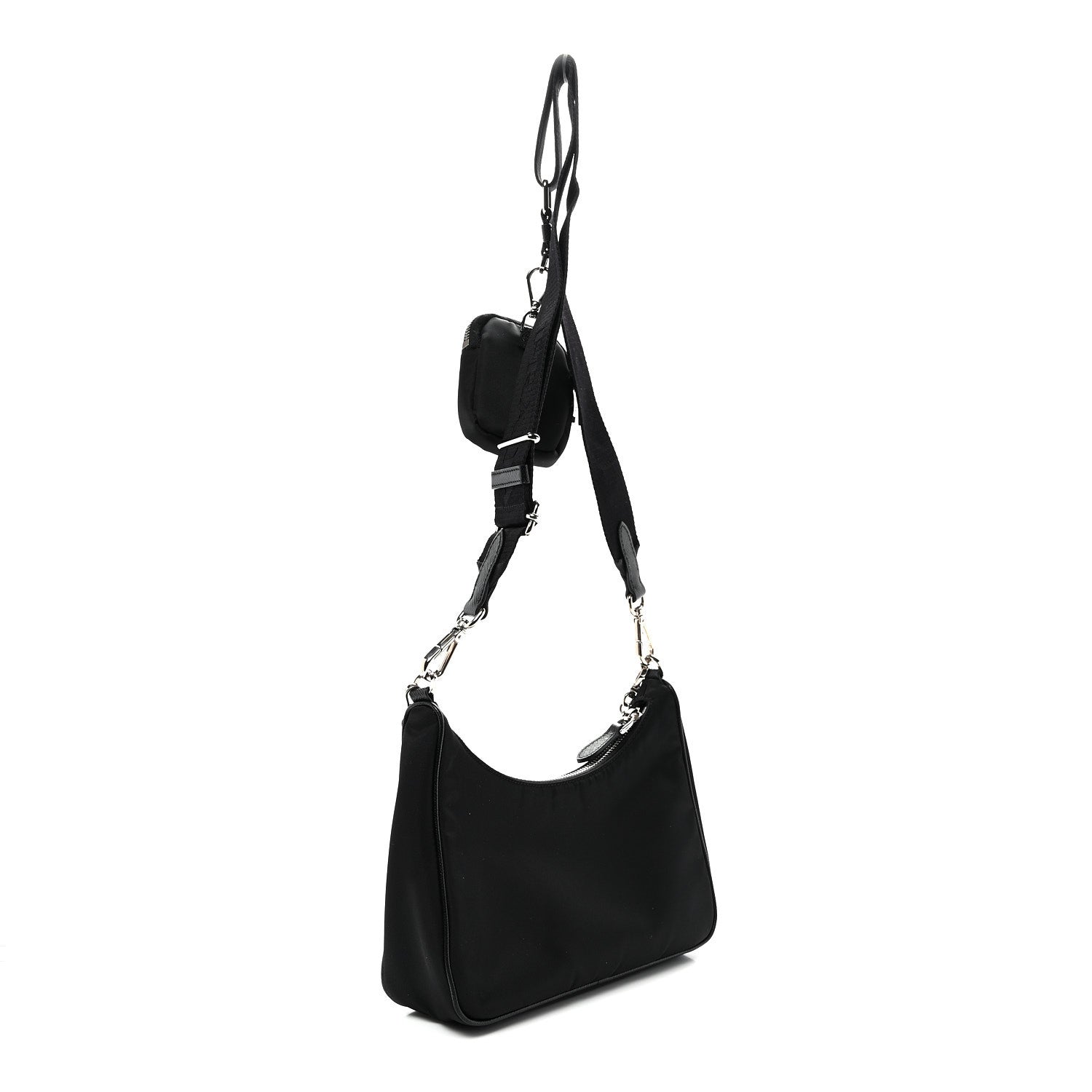 Prada Nylon Re-Edition 2005 Shoulder Bag Black 3 of 10