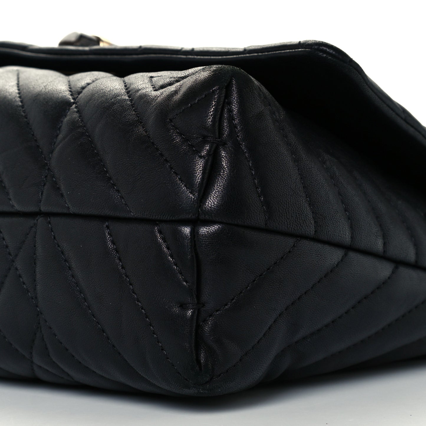 Calfskin Quilted Medium Happy Shoulder Bag Black
