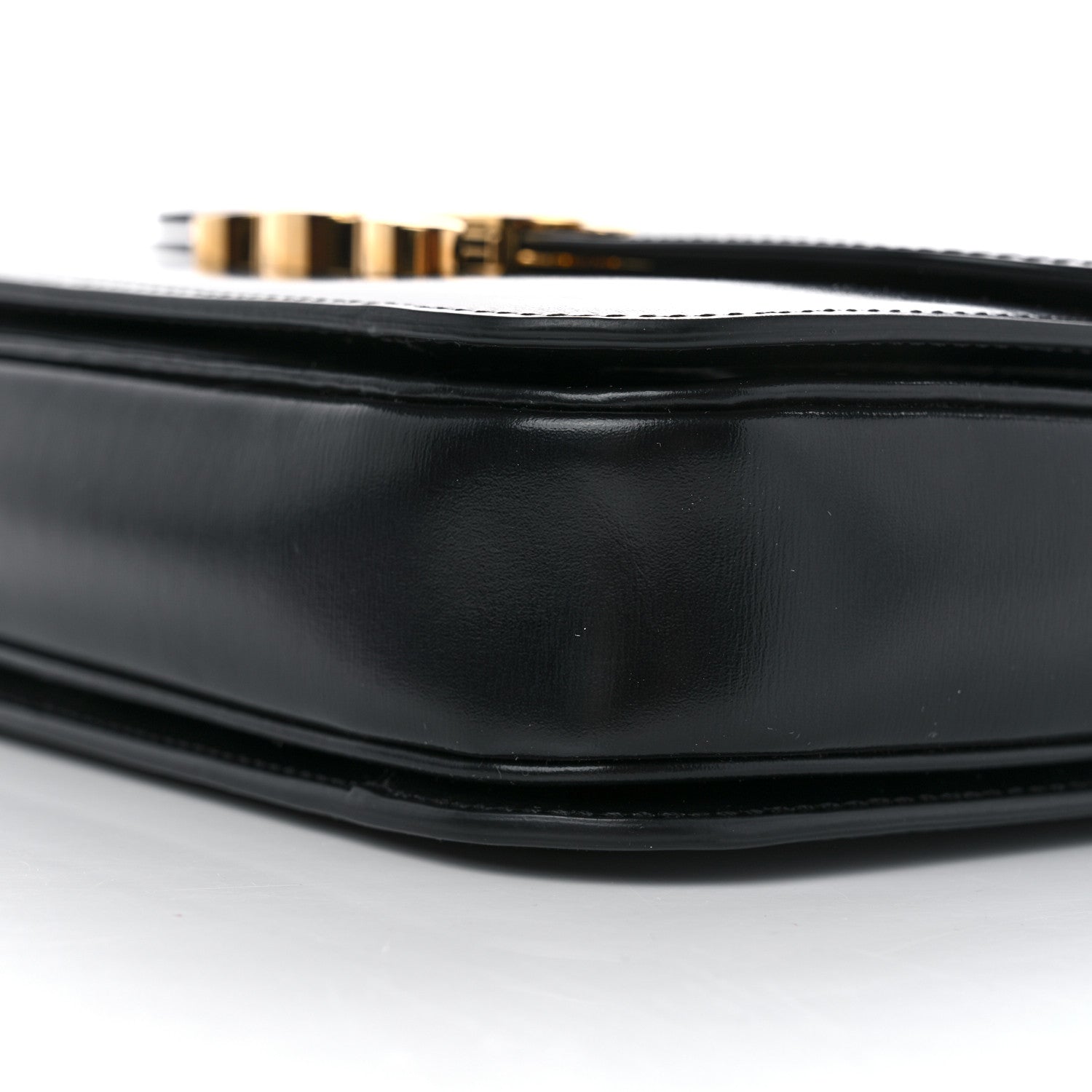 Celine Shiny Calfskin Medium Triomphe Black 10 of 10