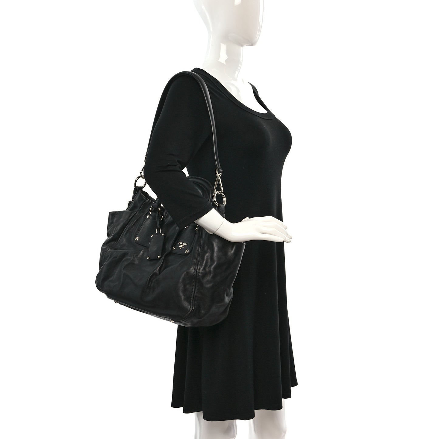 Soft Calf Satchel Black