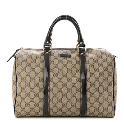 Gucci Monogram Canvas Medium Joy Boston Dark Brown 1 of 11