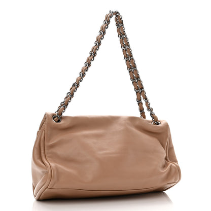 Chanel Lambskin Quilted Large Mademoiselle Double Flap Light Brown 3 of 10
