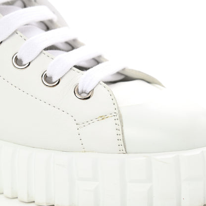 Hermes Calfskin Womens Climb Sneakers 36 White 9 of 9