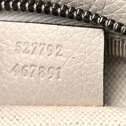 Gucci Grained Calfskin Small Logo Belt Bag White 7 of 9