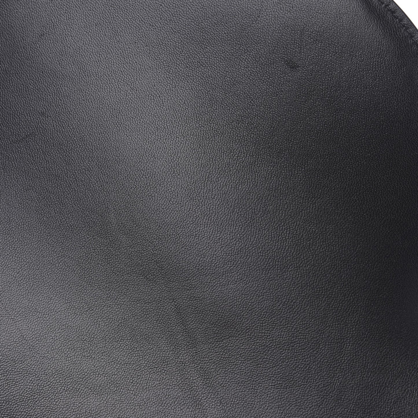 Grained Calfskin Small Trotteur Black