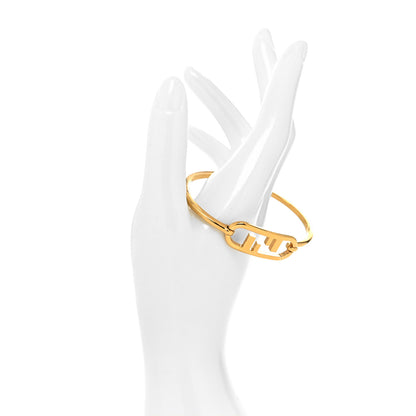 Fendi Metal O'Lock Bracelet M Gold 2 of 5