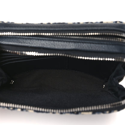 Christian Dior Oblique Pouch Navy Blue 5 of 10
