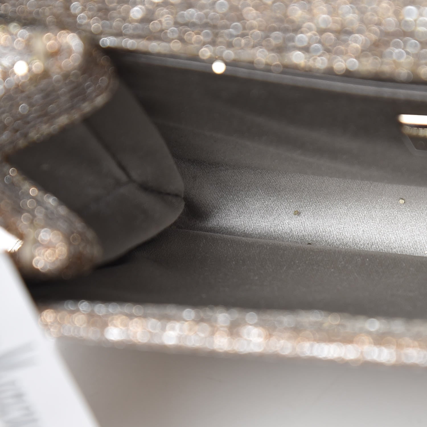 Judith Leiber Metallic Lurex Clutch Silver 7 of 12
