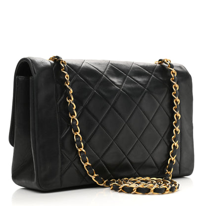 Chanel Lambskin Quilted Medium Single Flap Black 3 of 10