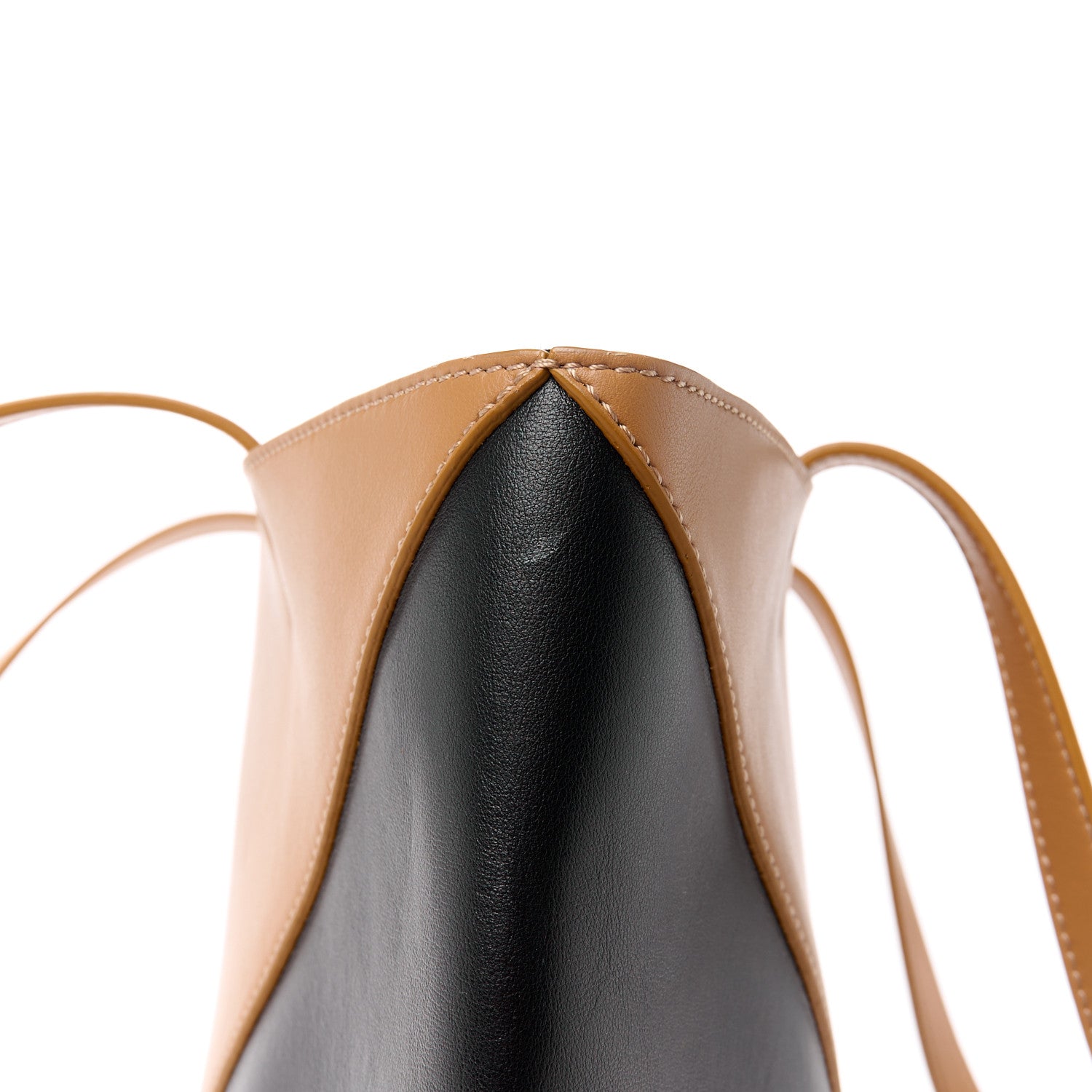 Loewe Shiny Calfskin Medium Puzzle Fold Tote Warm Desert Black 11 of 13