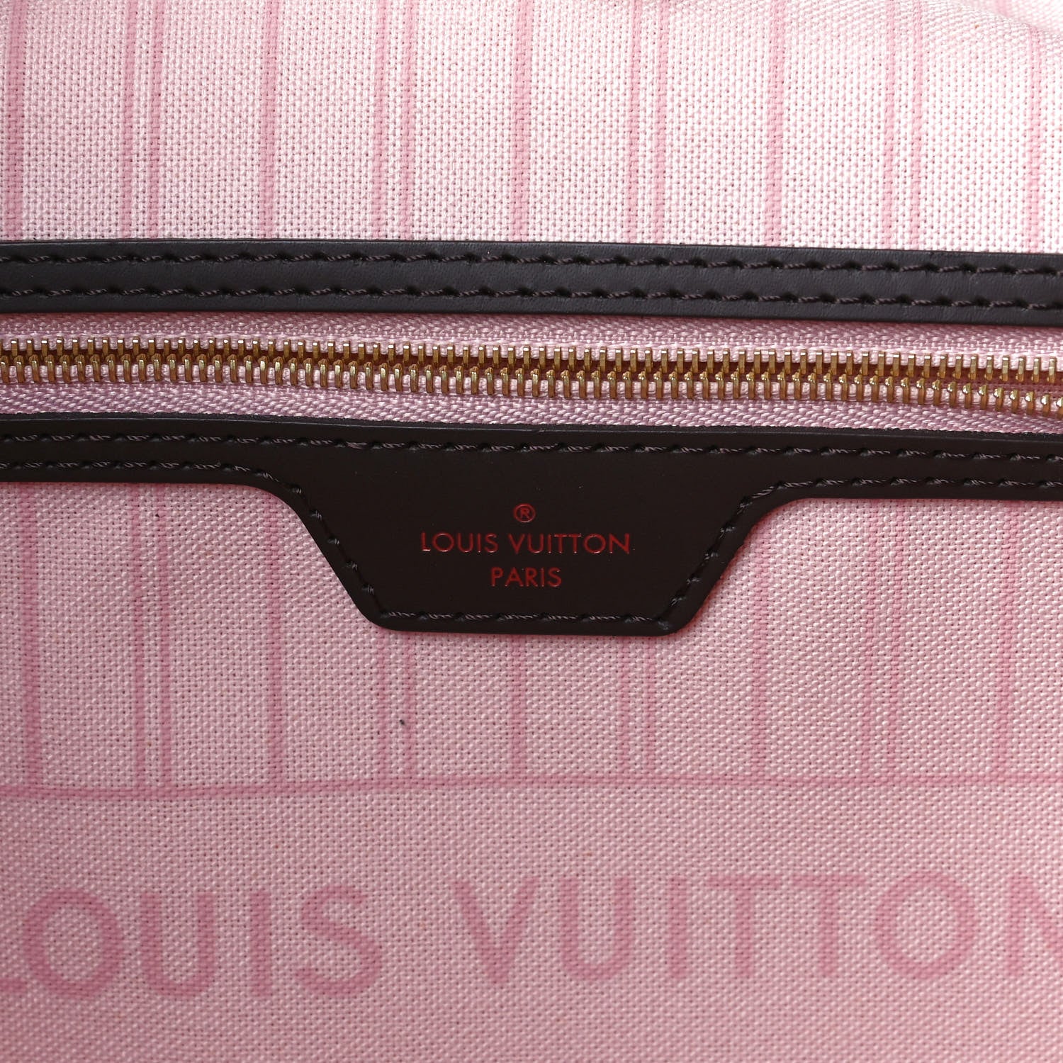 Louis Vuitton Damier Ebene Neo Neverfull MM Rose Ballerine 6 of 14