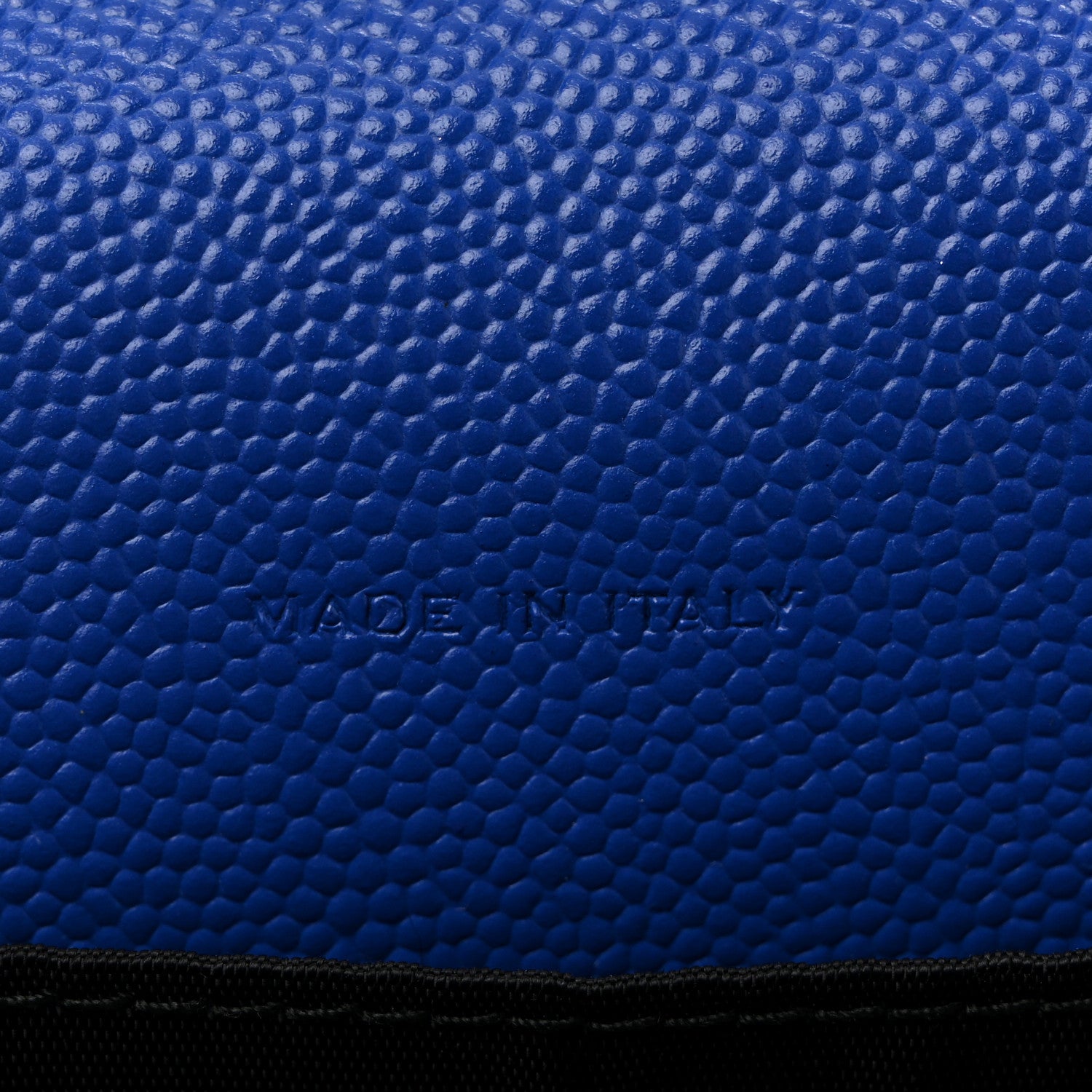 Saint Laurent Grain De Poudre Matelasse Chevron Monogram Envelope Chain Wallet Blue Majorelle 7 of 11
