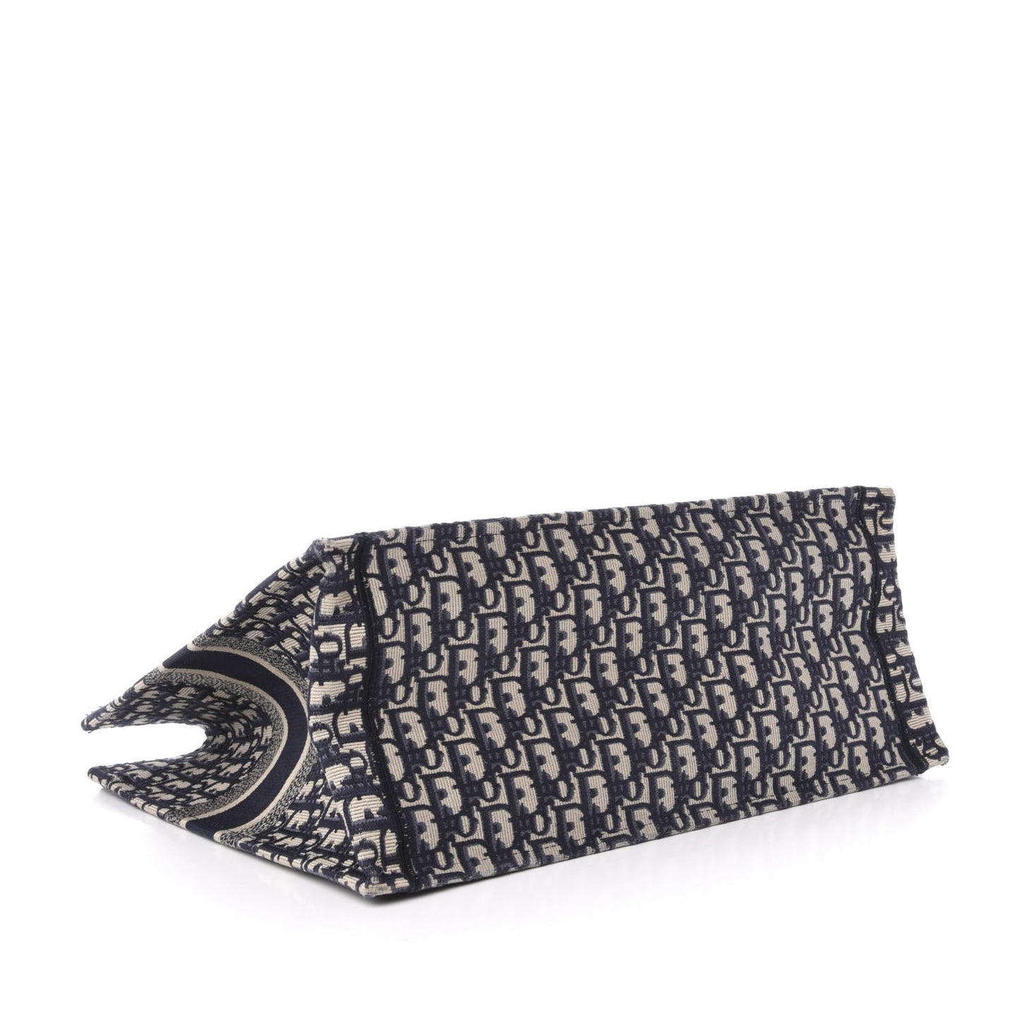 Oblique Book Tote Blue Multicolor