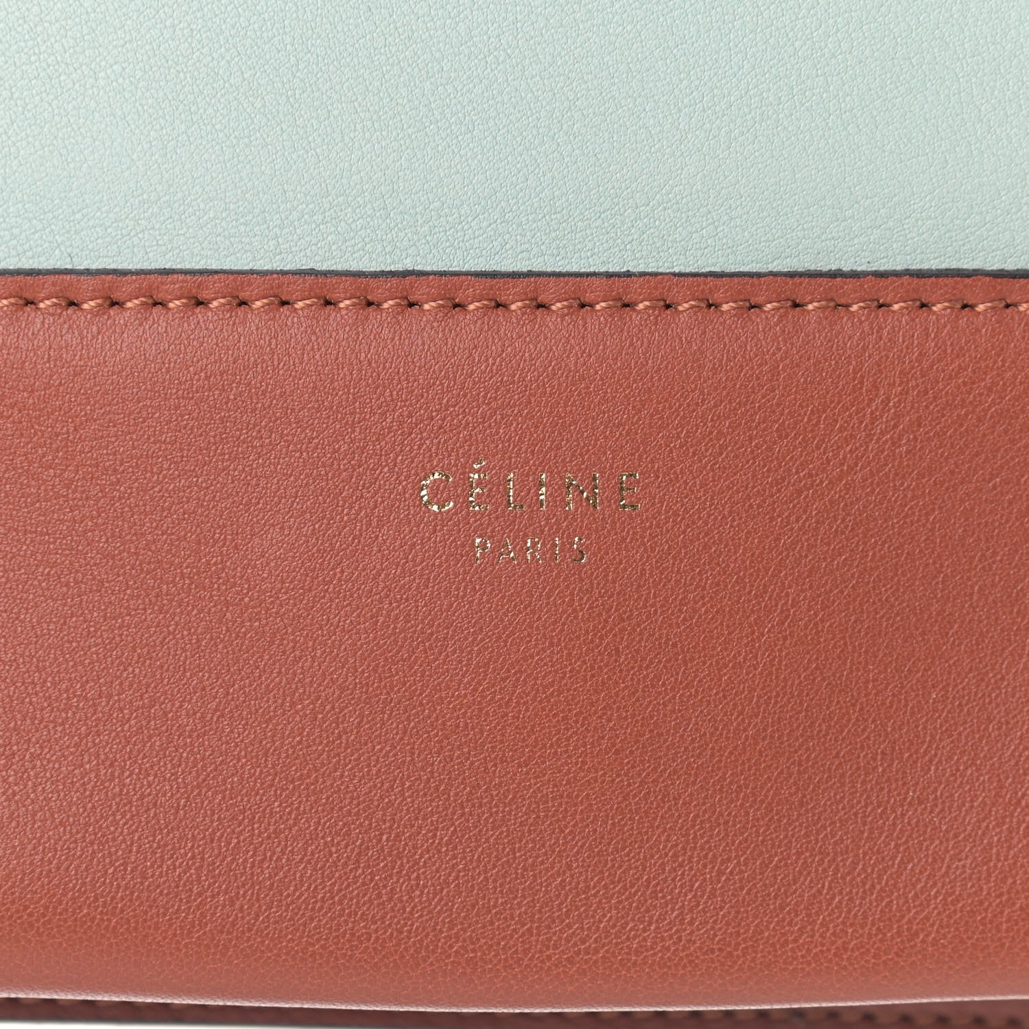 Celine Shiny Smooth Calfskin Medium Frame Shoulder Bag Maple Frost 6 of 10