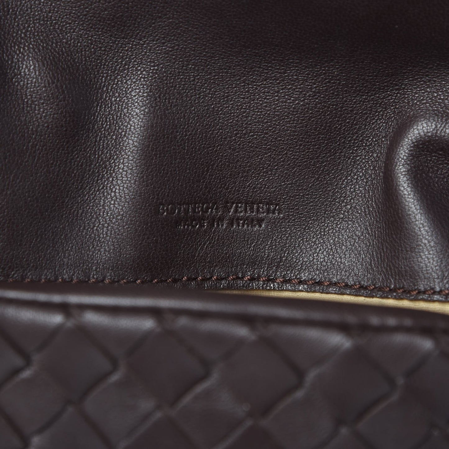 Nappa Intrecciato Cosmetic Case Ebano