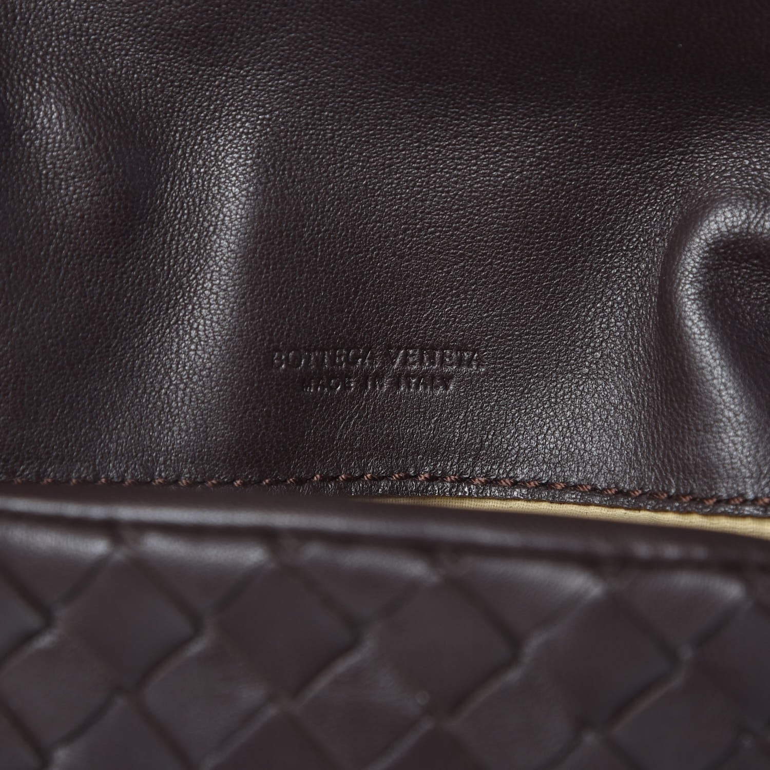 Bottega Veneta Nappa Intrecciato Cosmetic Case Ebano 7 of 10