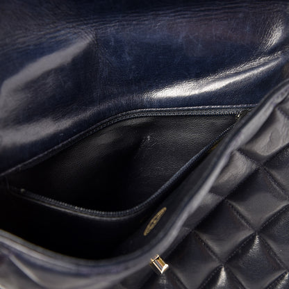 Chanel Lambskin Quilted Small Flap Navy 12 of 14
