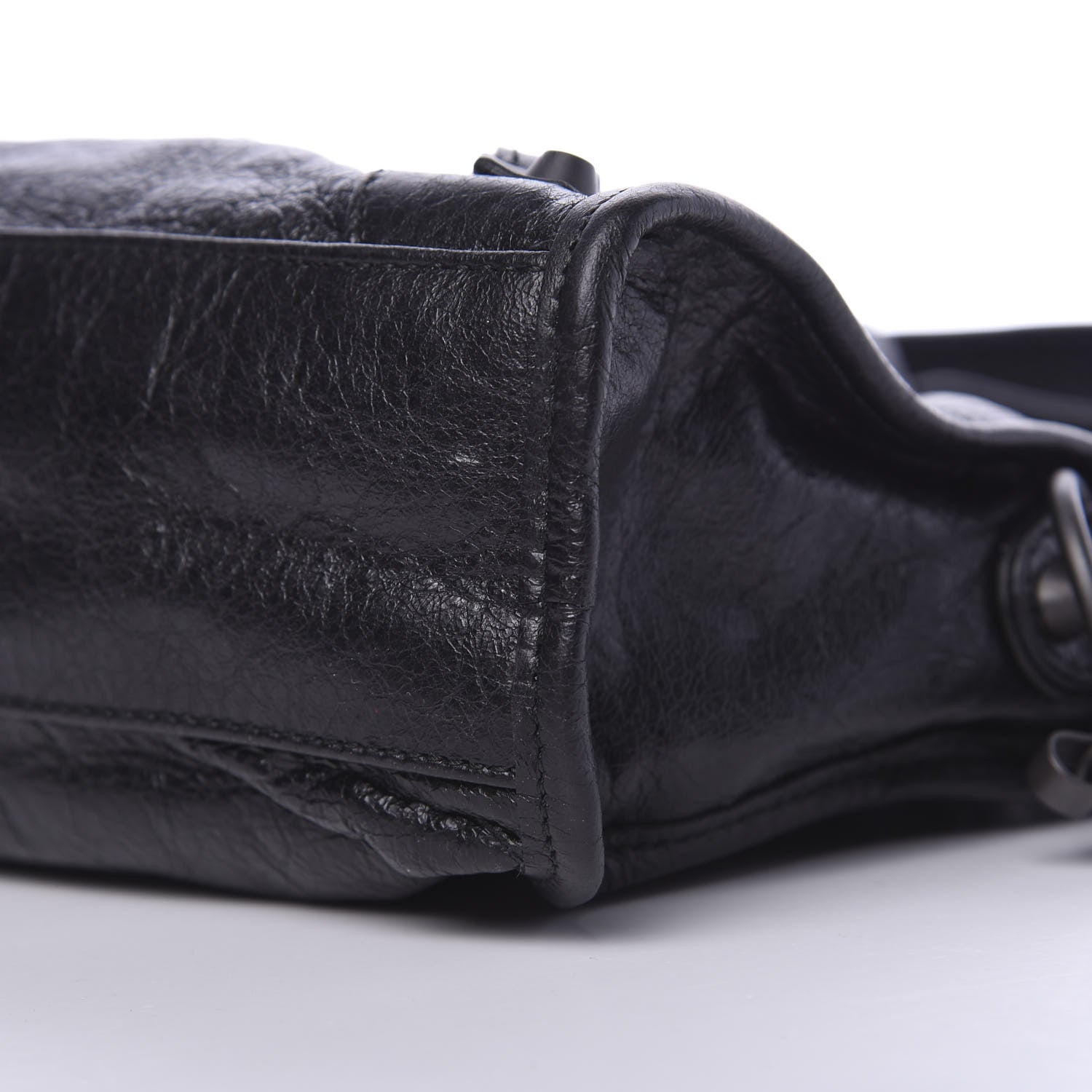 Balenciaga Agneau Arena Classic Black Hardware Mini City Black 10 of 11