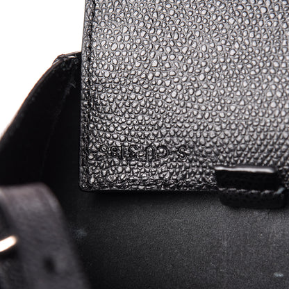 Celine Grained Calfskin Small Vertical Cabas Black 9 of 15