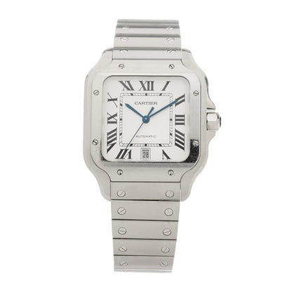 Cartier Stainless Steel 39.8mm Santos De Cartier Automatic Watch 1 of 4