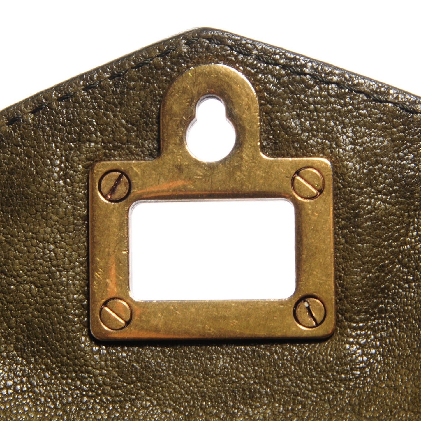 Lambskin PS1 Large Satchel Military