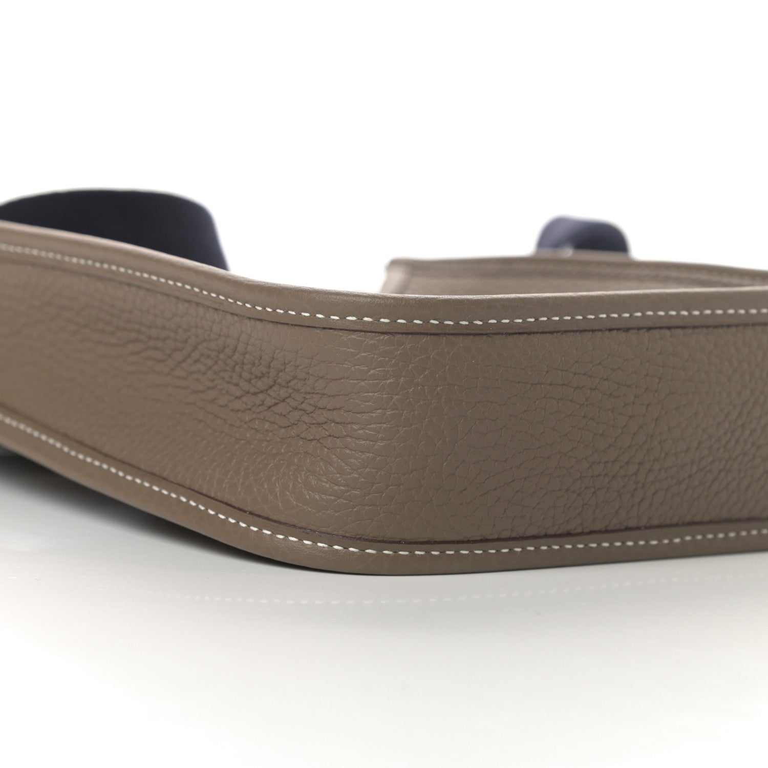 Hermes Taurillon Clemence Amazone Evelyne TPM Etoupe Bleu Indigo 9 of 11