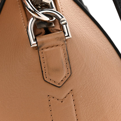 Givenchy Sugar Goatskin Small Tri-Color Antigona Beige Black Brown 11 of 12