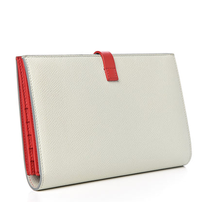 Celine Grained Calfskin Large Multifunction Strap Wallet Jade 3 of 7