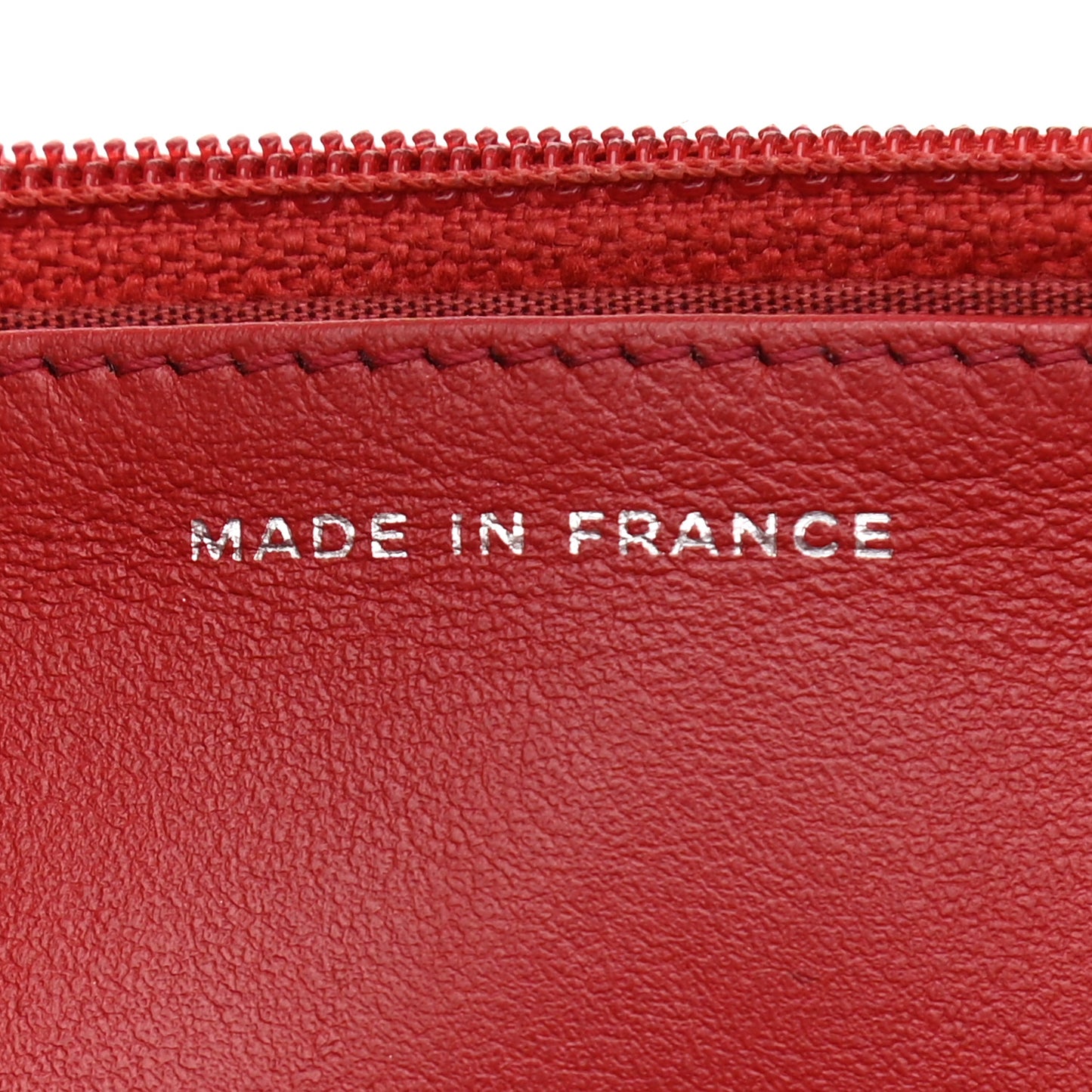 Caviar Quilted Boy Wallet On Chain WOC Red