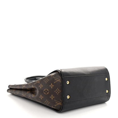 Louis Vuitton Calfskin Monogram Kimono Tote Black 4 of 10