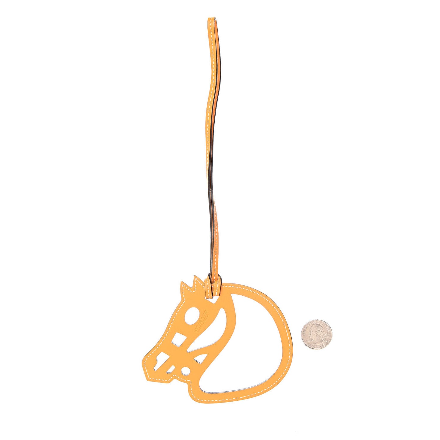 Swift Paddock Cheval Horse Bag Charm Jaune D'or