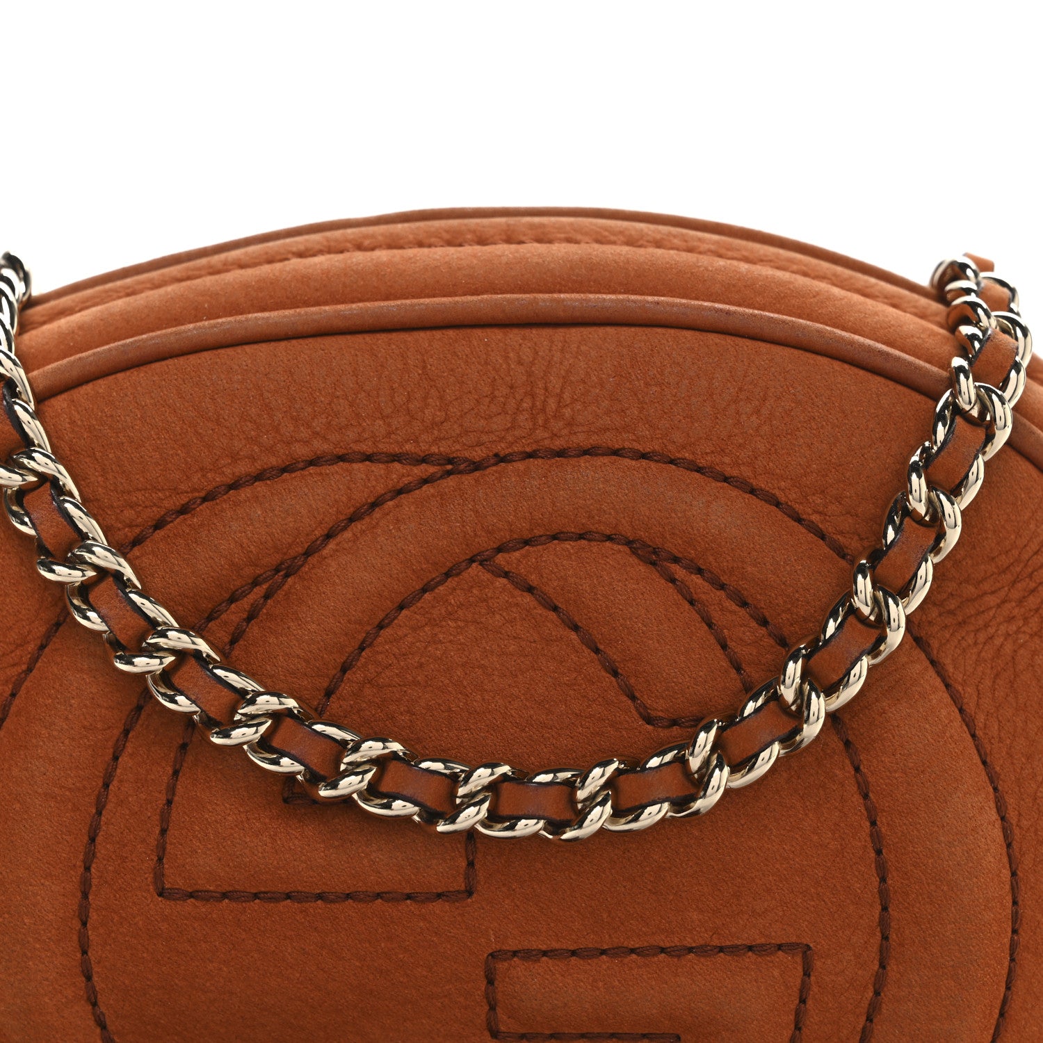 Gucci Vitello Range Mini Soho Chain Bag Old Whisky 8 of 10