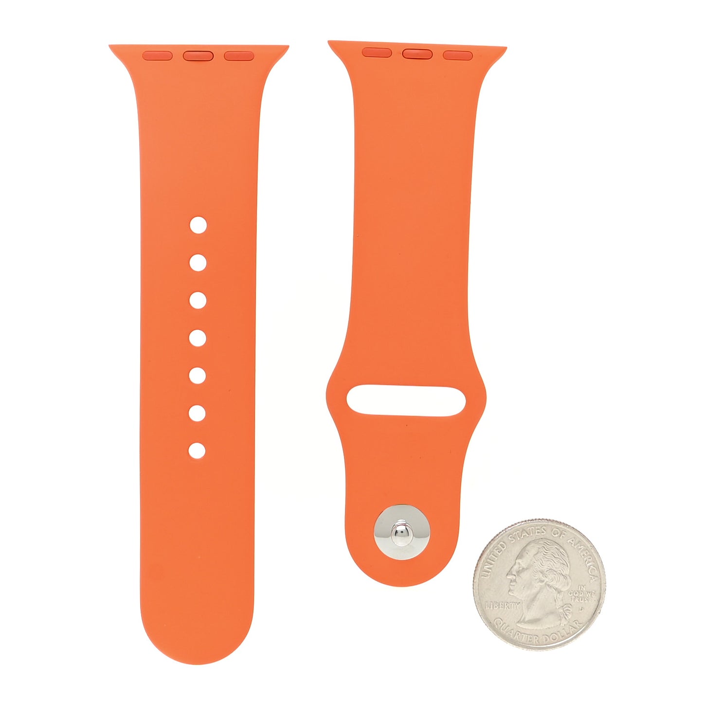 Silicone 38mm Apple Sports Watch Single Tour Band Orange