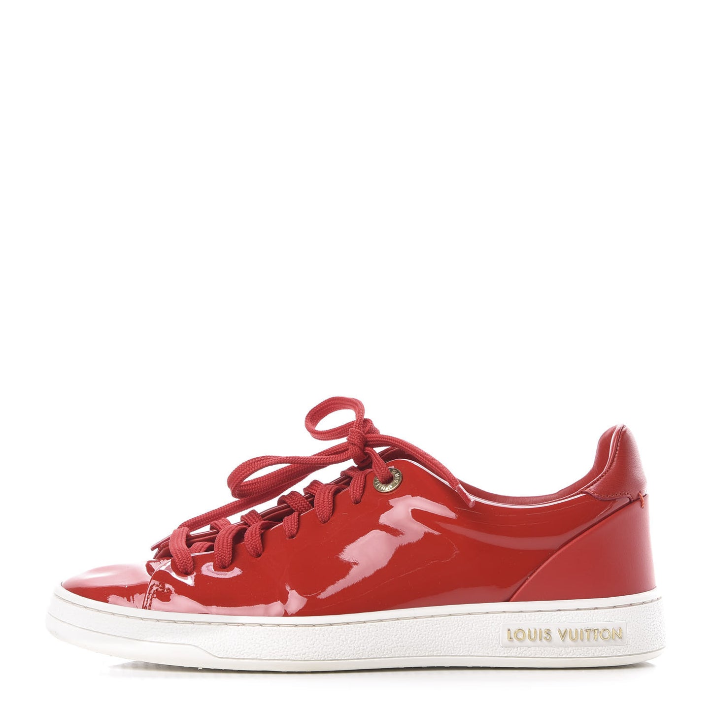 Patent Calfskin Frontrow Sneakers 35.5 Rouge