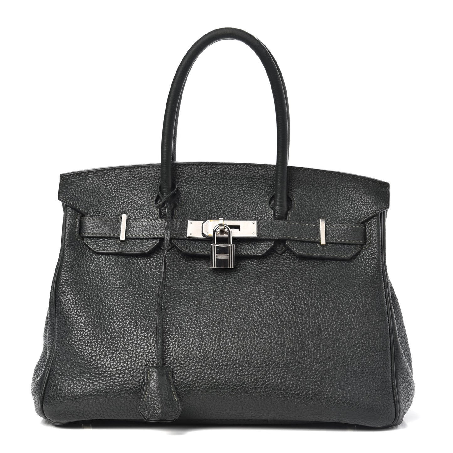 Taurillon Clemence Birkin 30 Vert De Gris