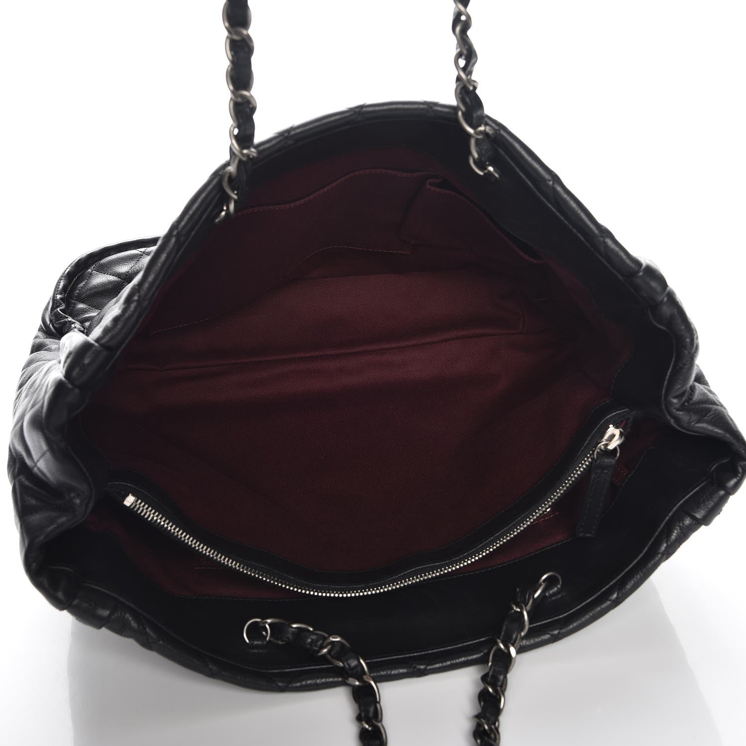Chanel Calfskin Quilted Large Istanbul Tote Black 6 of 8