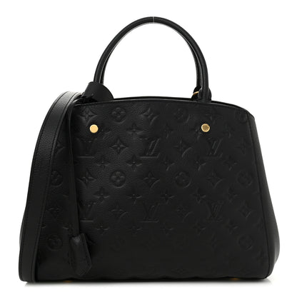 Louis Vuitton Empreinte Montaigne MM Black 1 of 10