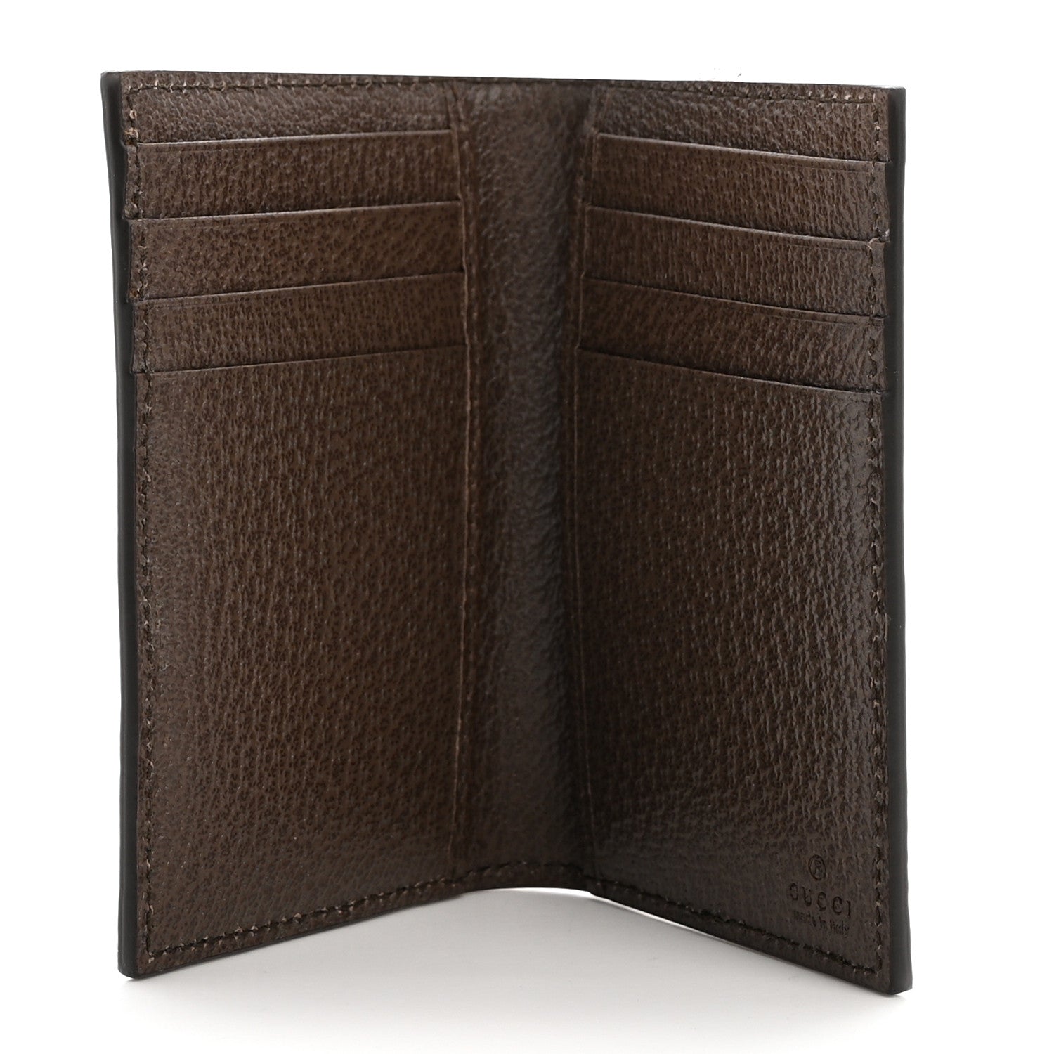 Gucci GG Supreme Monogram Web Ophidia Card Case Beige New Acero 5 of 8