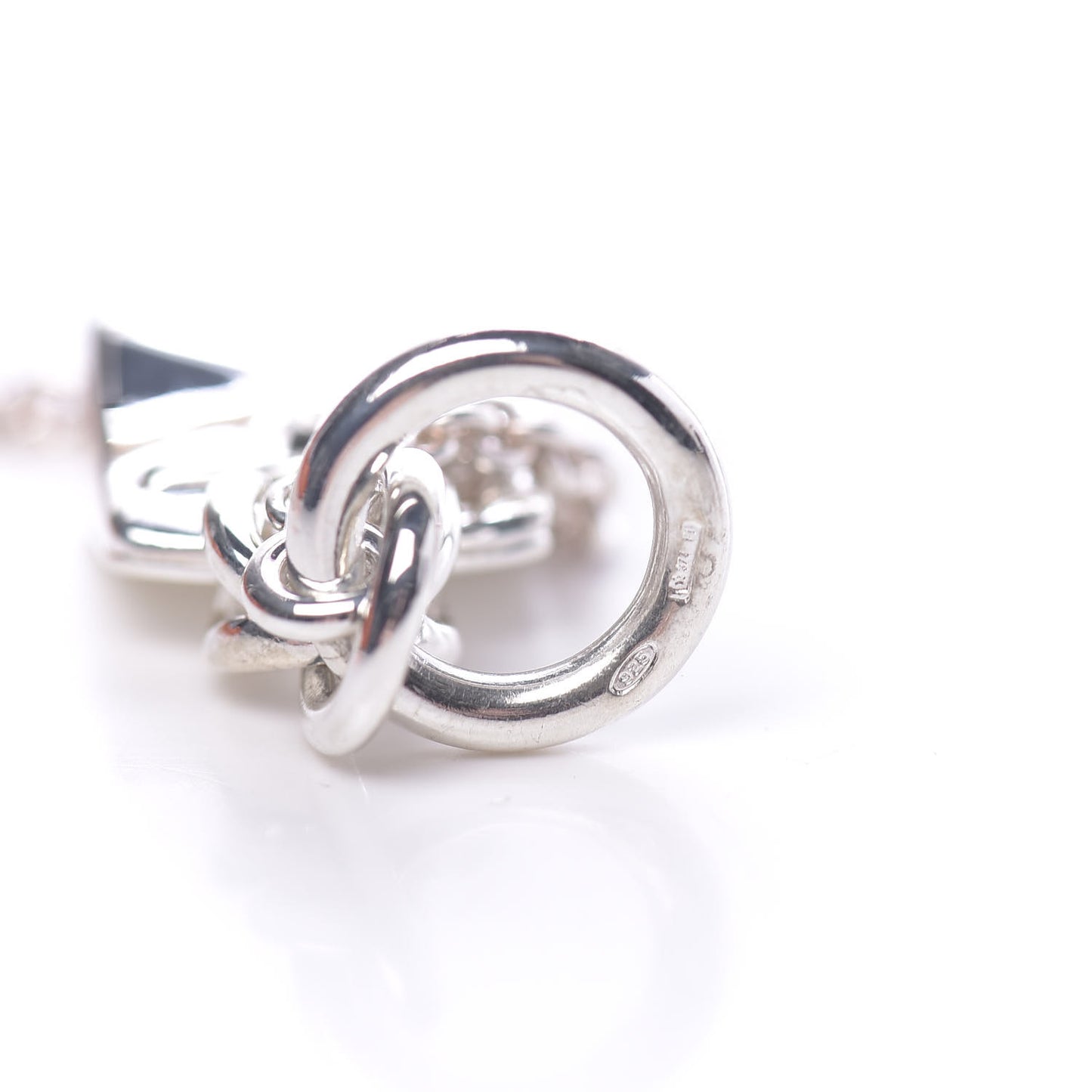 Sterling Silver Birkin Amulette Pendant Necklace