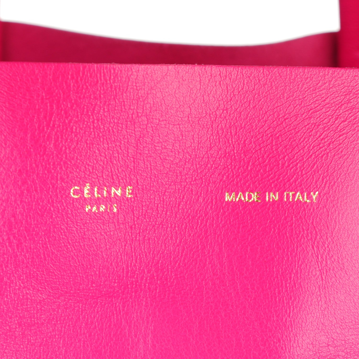 Celine Lambskin Vertical Bi-Cabas Hibiscus 5 of 8