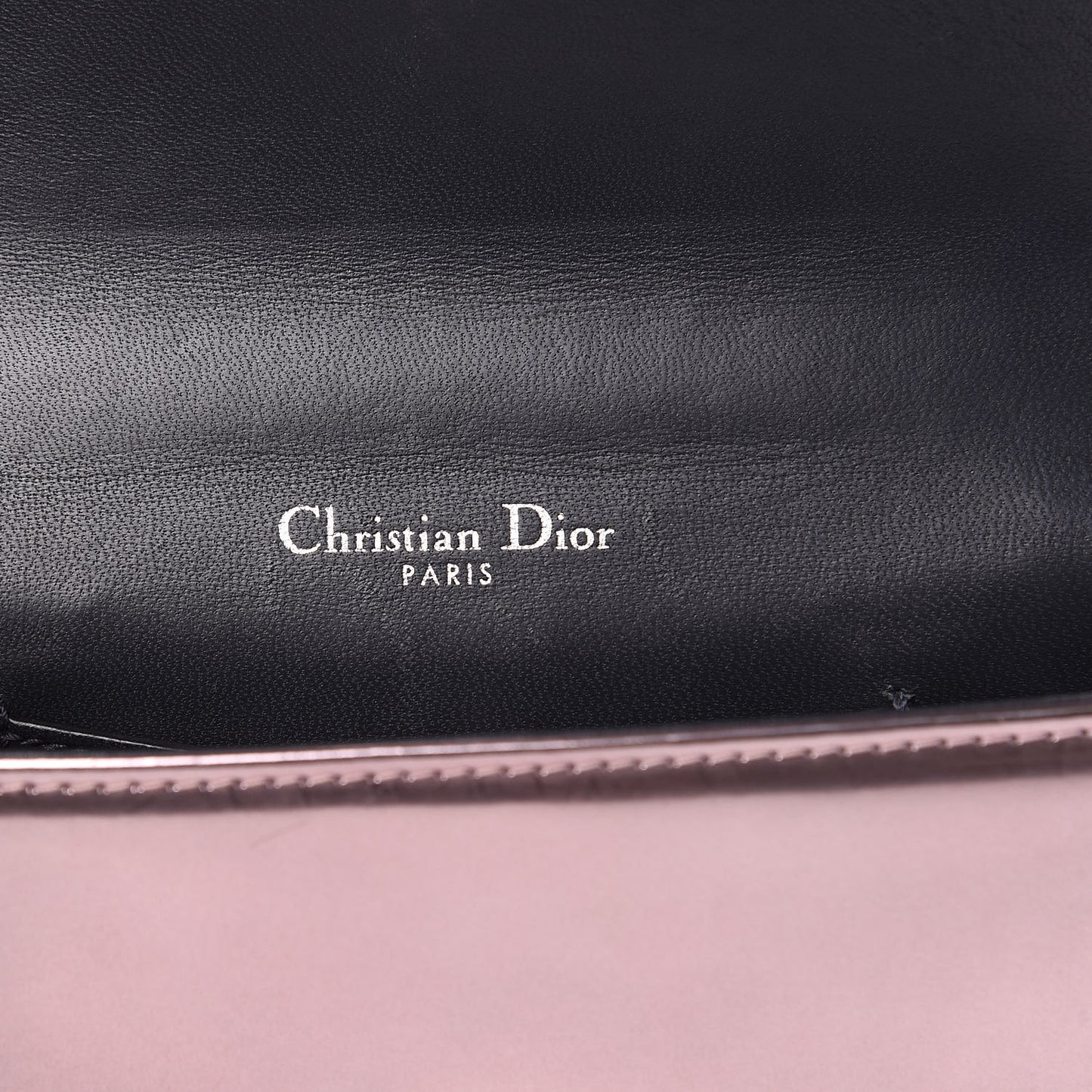 Metallic Patent Micro-Cannage Mini Diorama Flap Bag Pink