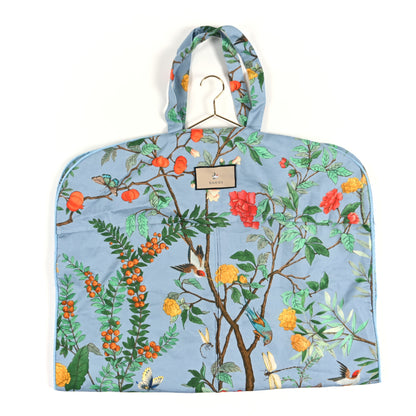 Gucci Canvas Tian Print Garment Bag Blue 3 of 4