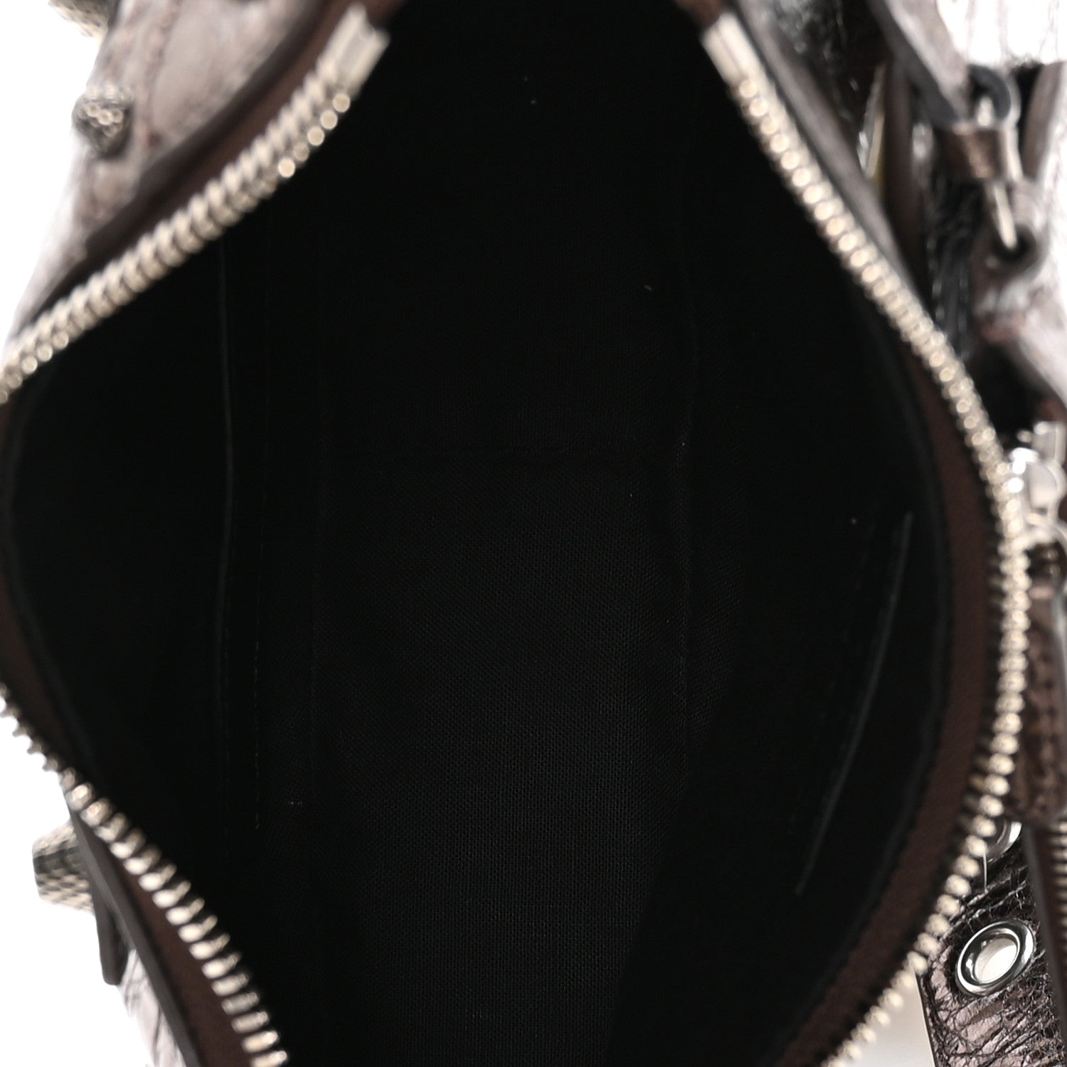 Balenciaga Metallic Agneau Arena Le Cagole Shoulder Bag XS Dark Bronze 6 of 11