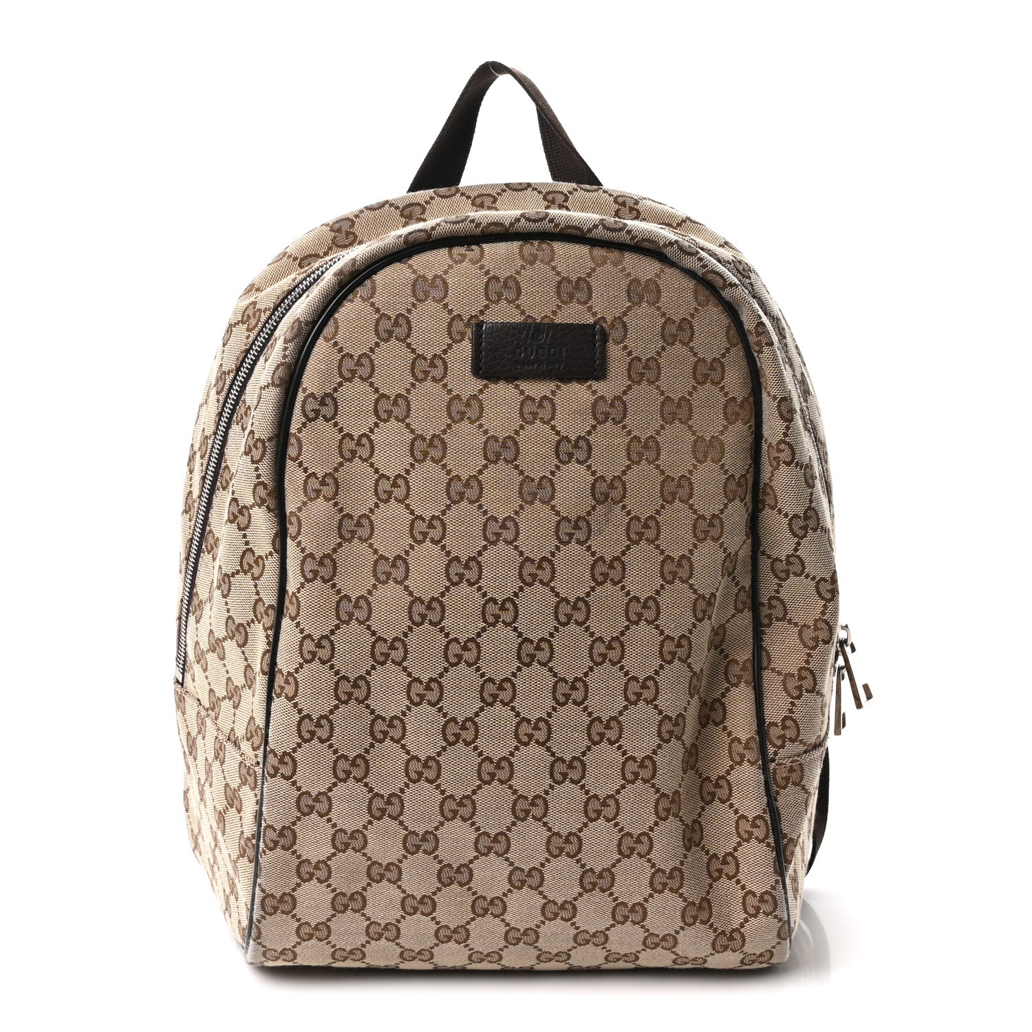 Gucci Monogram Travel Backpack Dark Brown 1 of 10