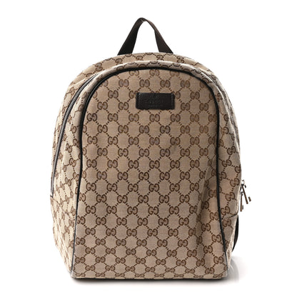 Gucci Monogram Travel Backpack Dark Brown 1 of 10