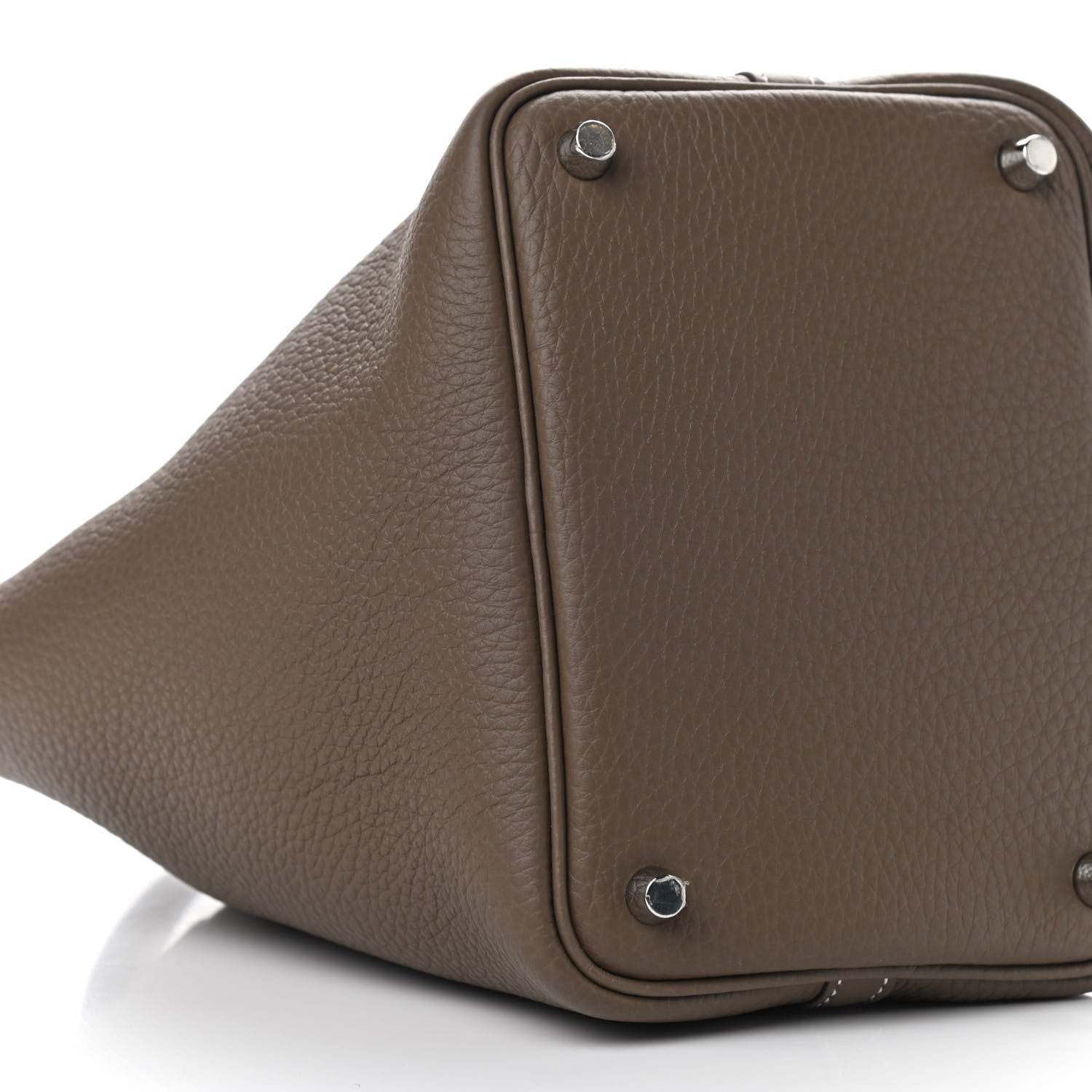 Hermes Taurillon Clemence Picotin Lock 18 PM Etoupe 8 of 9